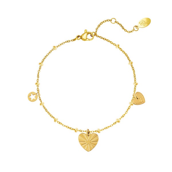Hearts coins Bracelet