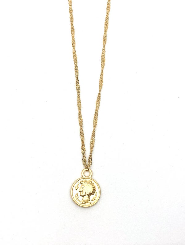 Gold Coin Necklace