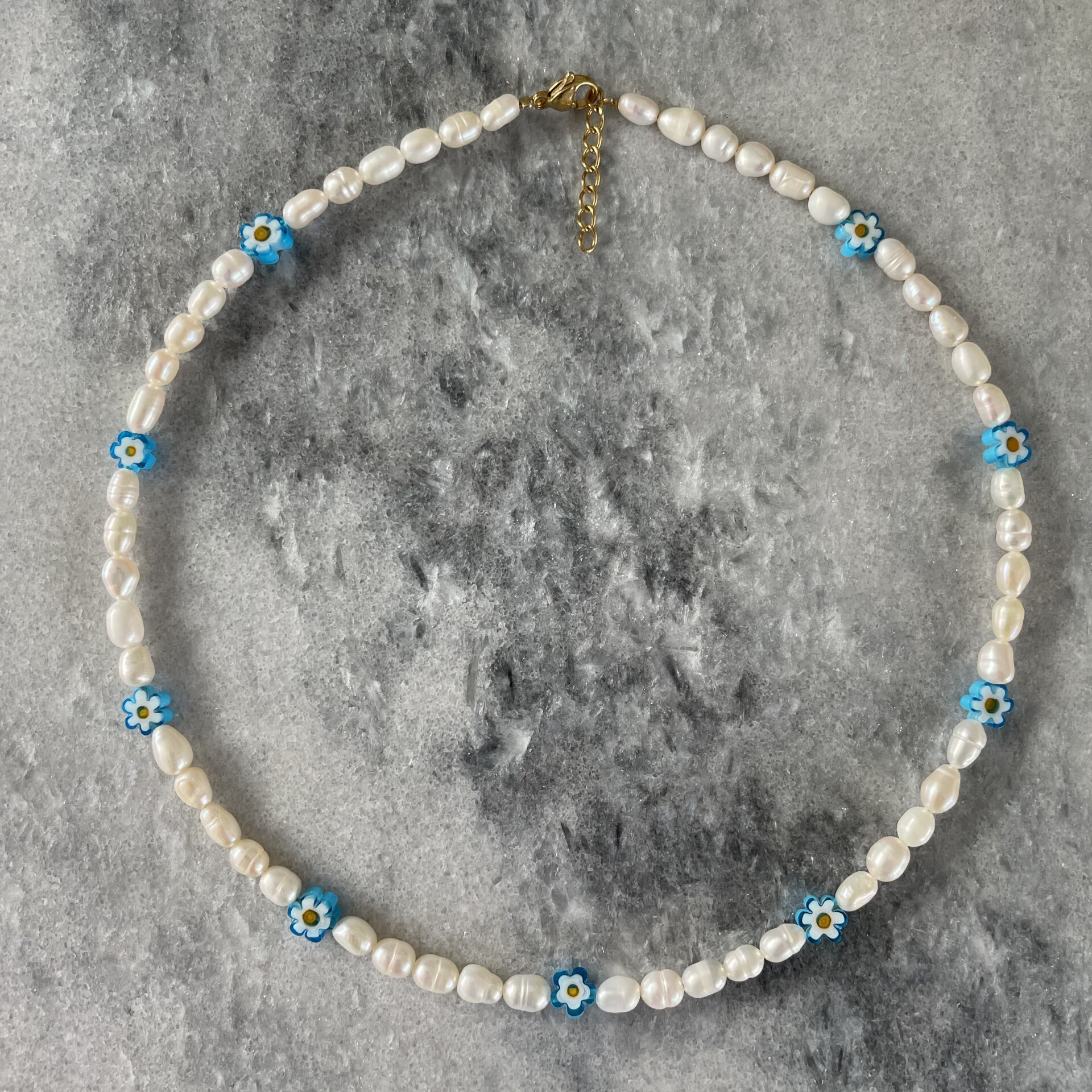 Flower Pearl Necklace