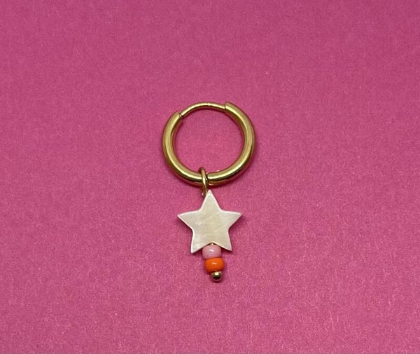 Star one piece Earring