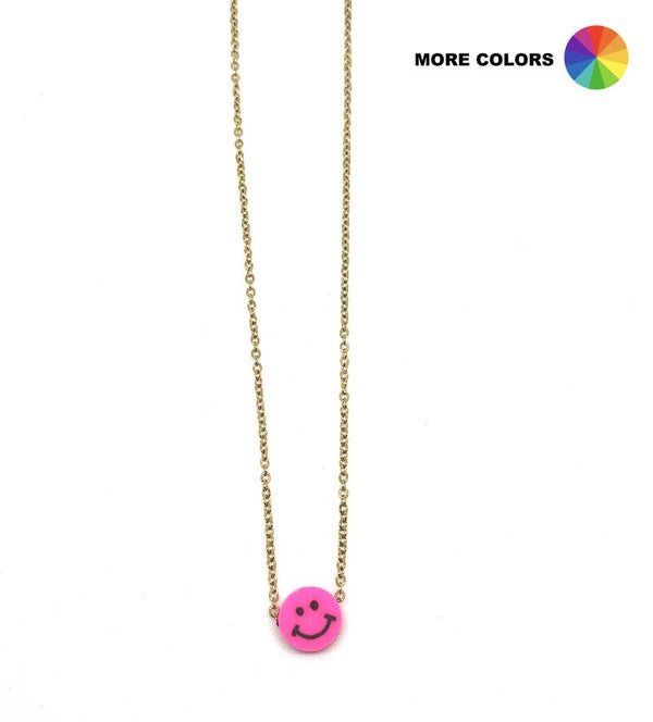 Necklace Smiley Gold