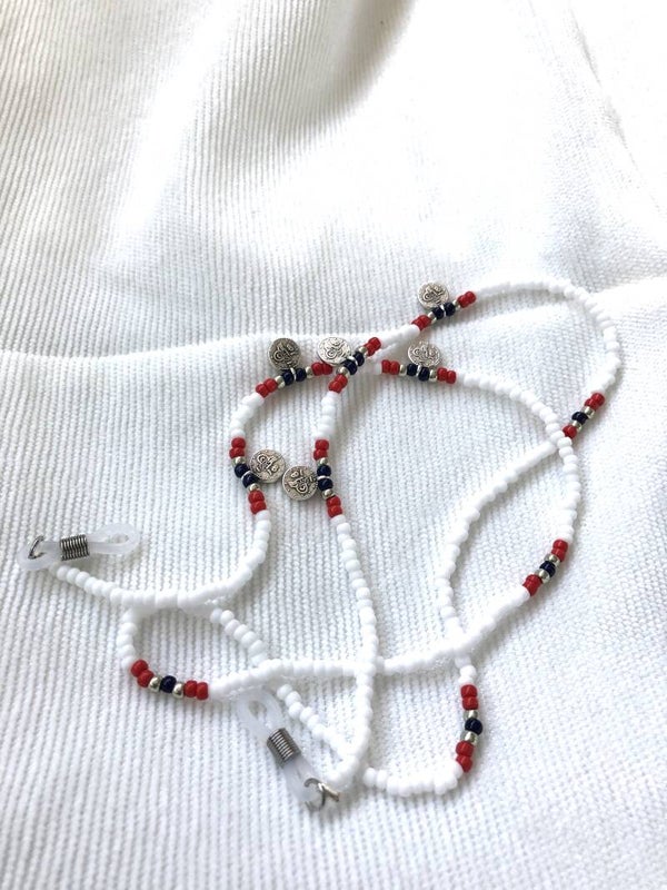 White/Red/Dark blue Sunny-cord