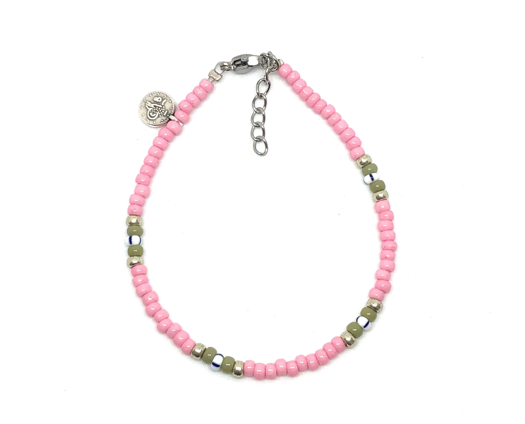 Pink/Silver Bracelet