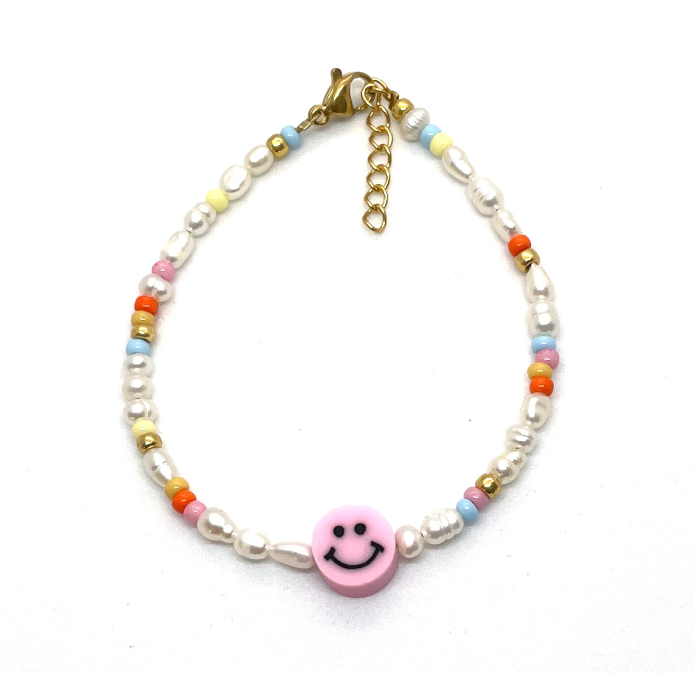 Smiley peral bracelet
