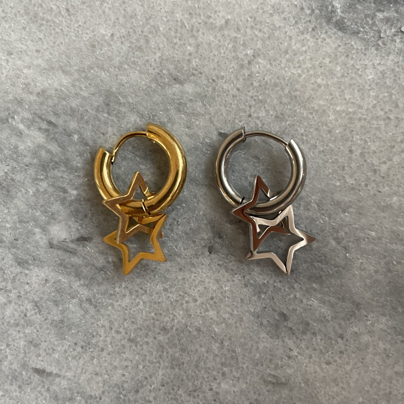 Double Star One piece Earring