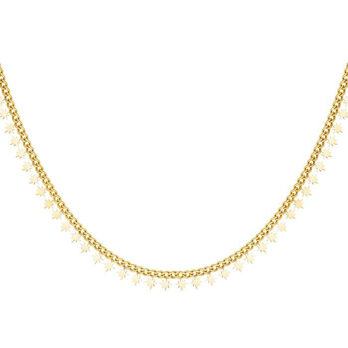 Sparkling Stars Necklace Gold
