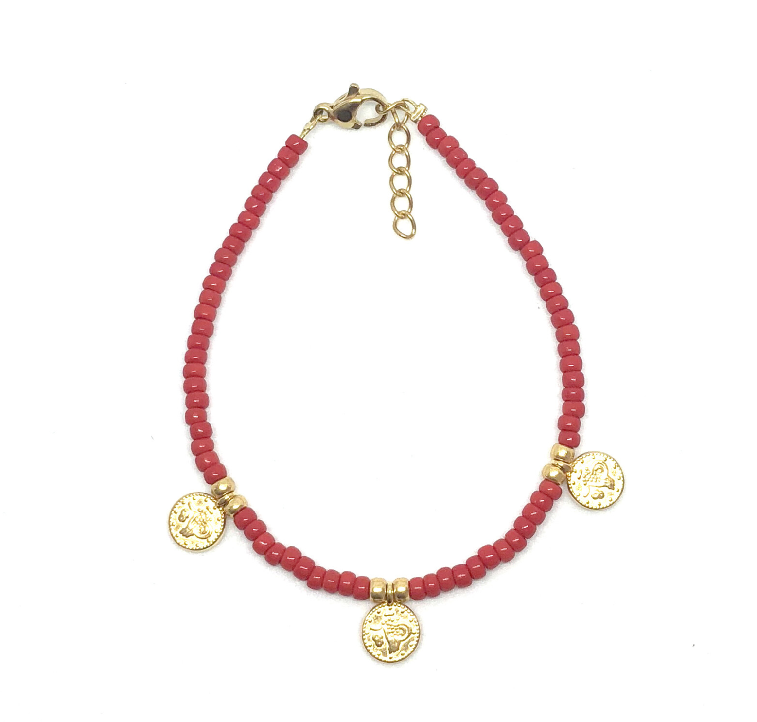 Red Coins Bracelet