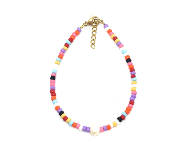 Rainbow Pearl Bracelet