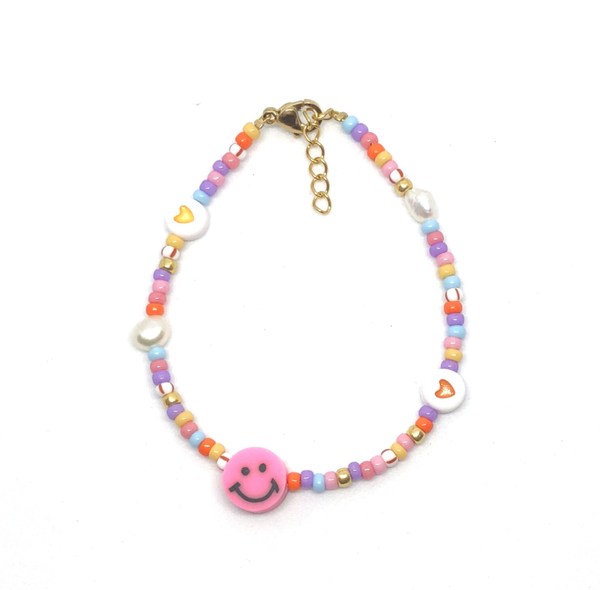 Colorful smile bracelet