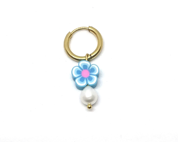 Flower one piece earring