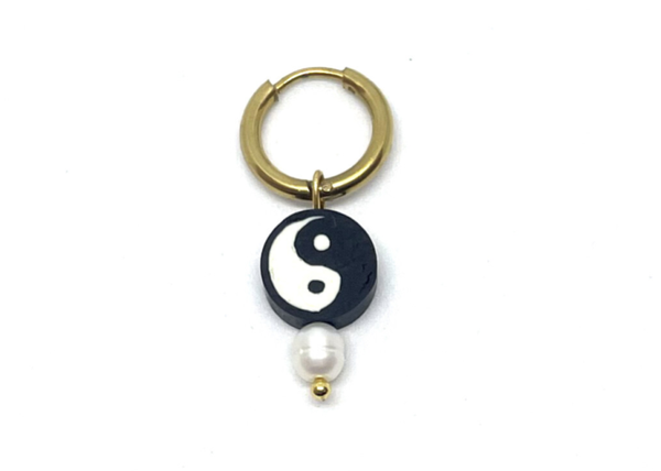 Ying-yang one piece Earring
