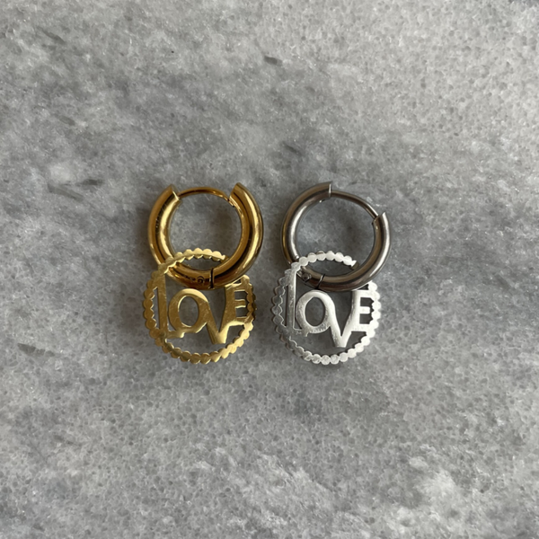 Love One piece Earrings