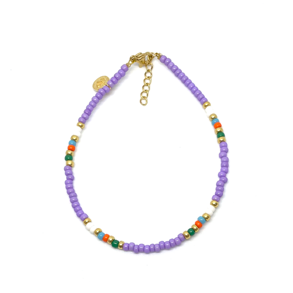 Purple Anklet