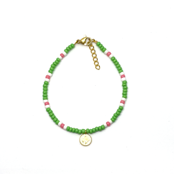 Green/Pink Bracelets