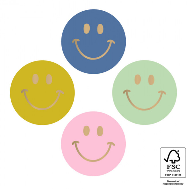Smiley Stickers (per 4 stuks)