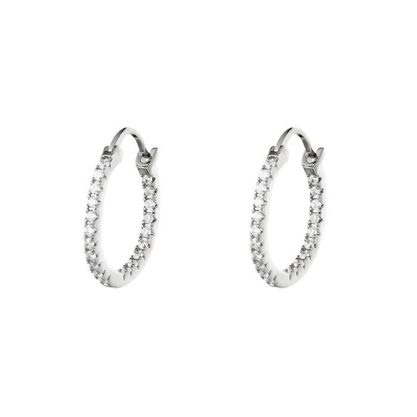 Shiny Hoops Silver