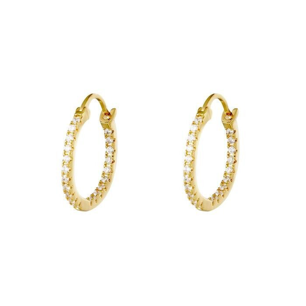 Shiny Hoops Gold