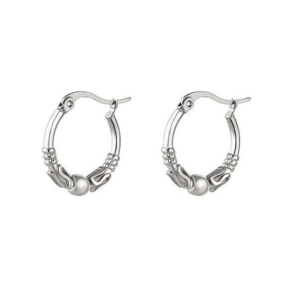 Small Bali Hoops Silver