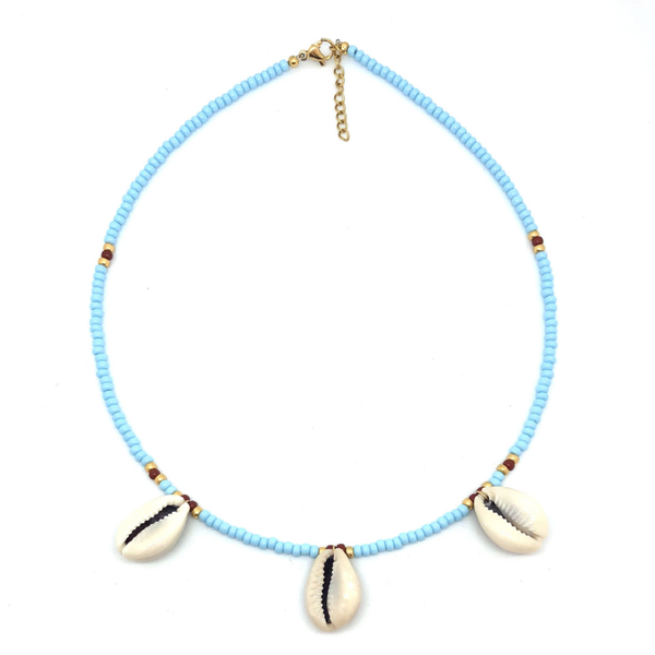 Blue shell Necklace