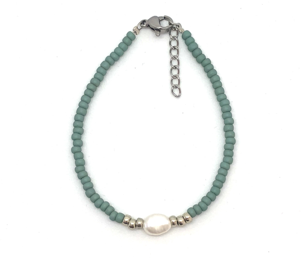 Turquoise Pearl Bracelet