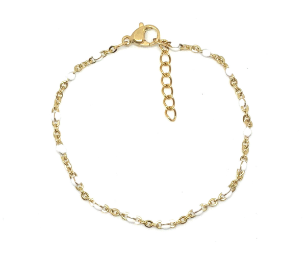 White/Gold Bracelet