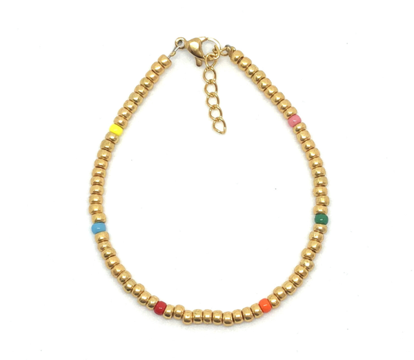 Gold Colorful Bracelet