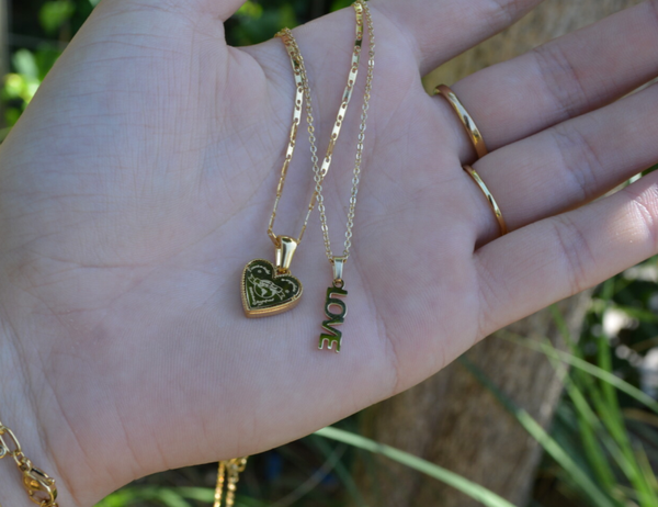 Travel Heart Necklace