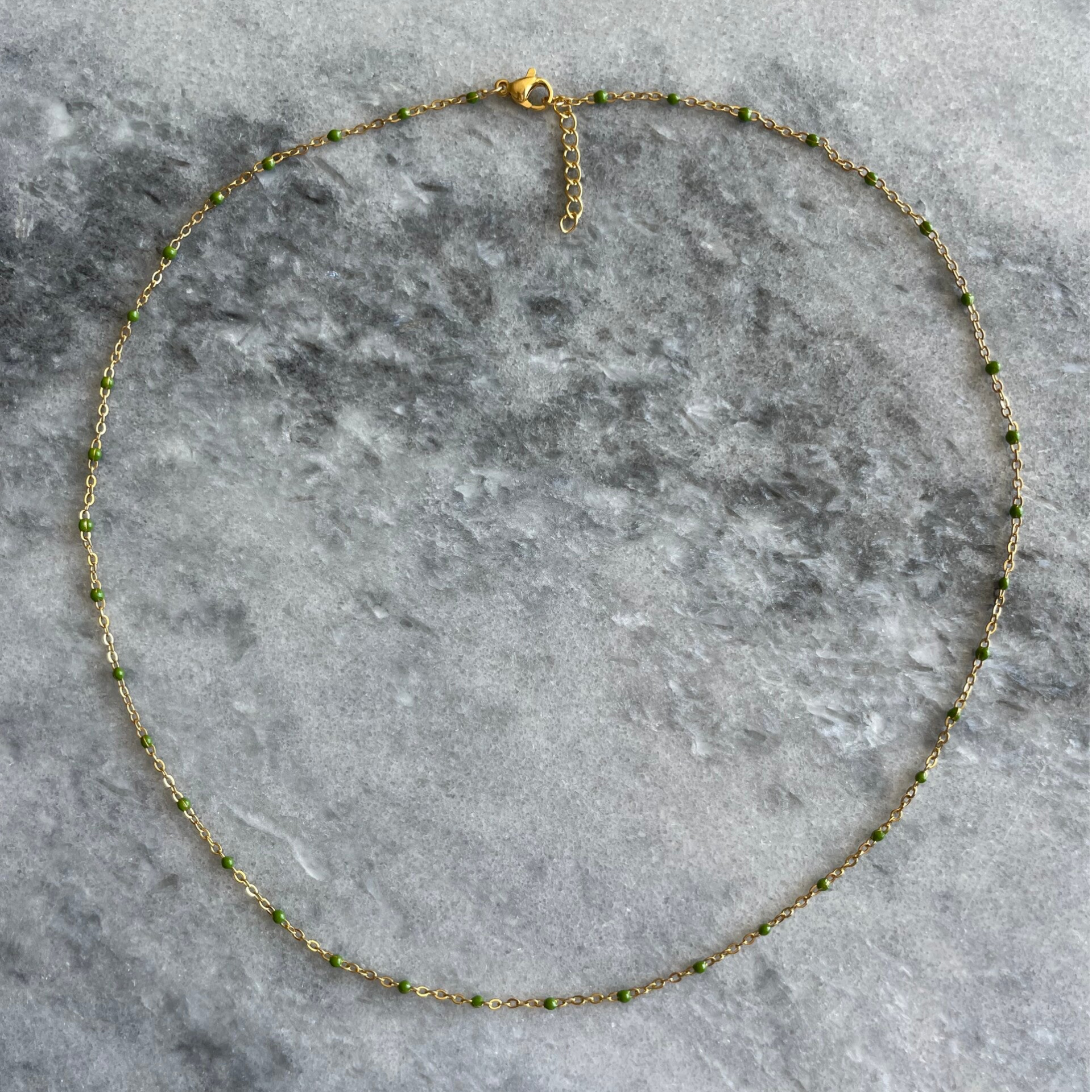 Small green Necklace