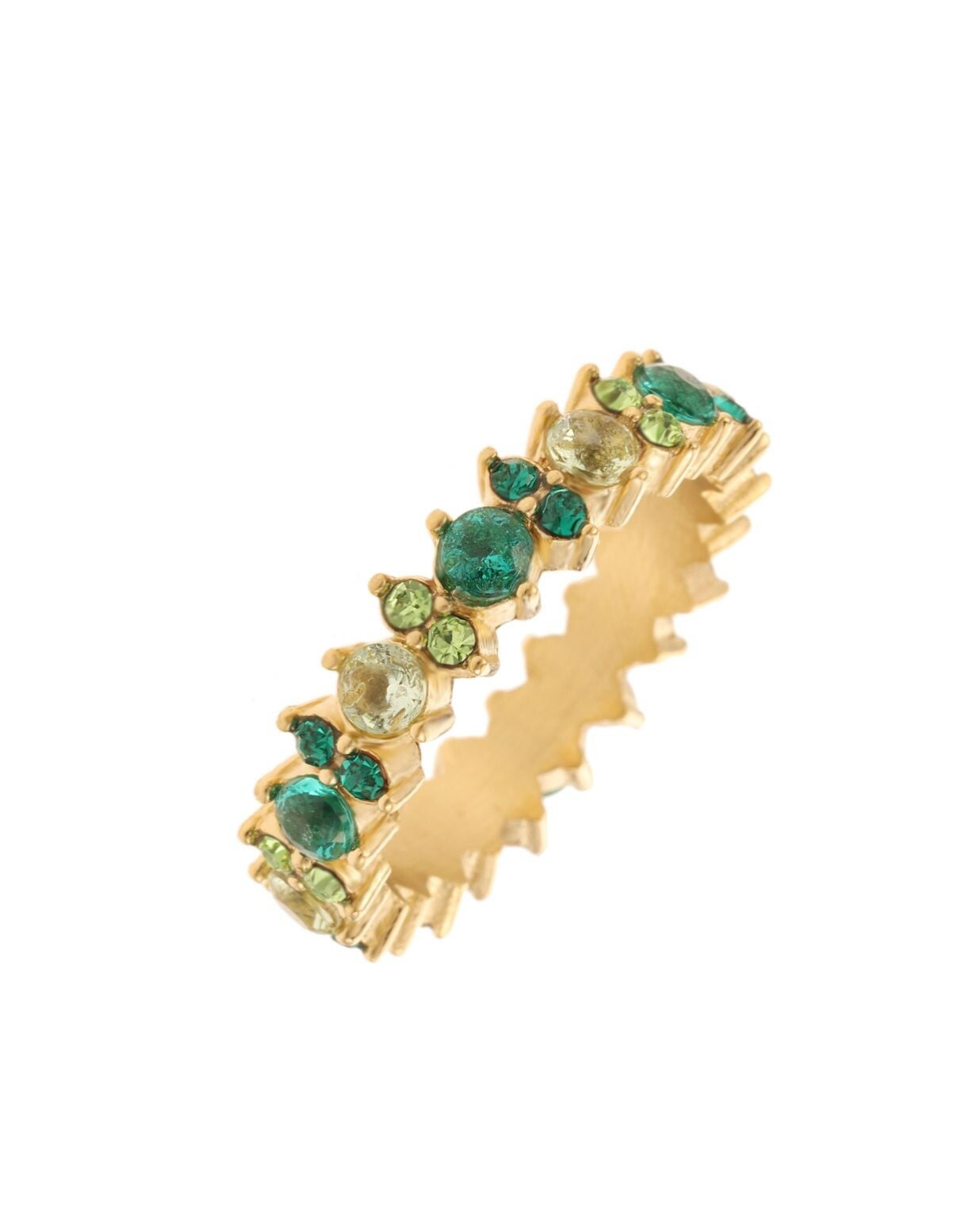 Green stones Ring