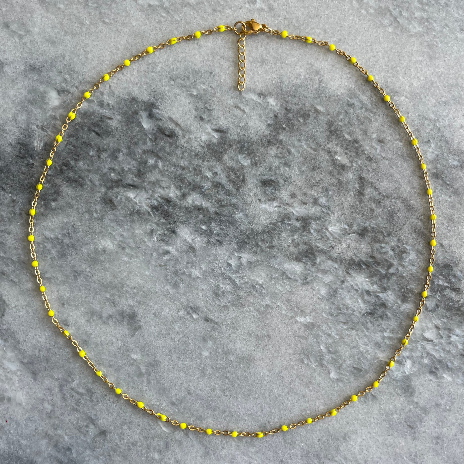 Small yellow Necklace