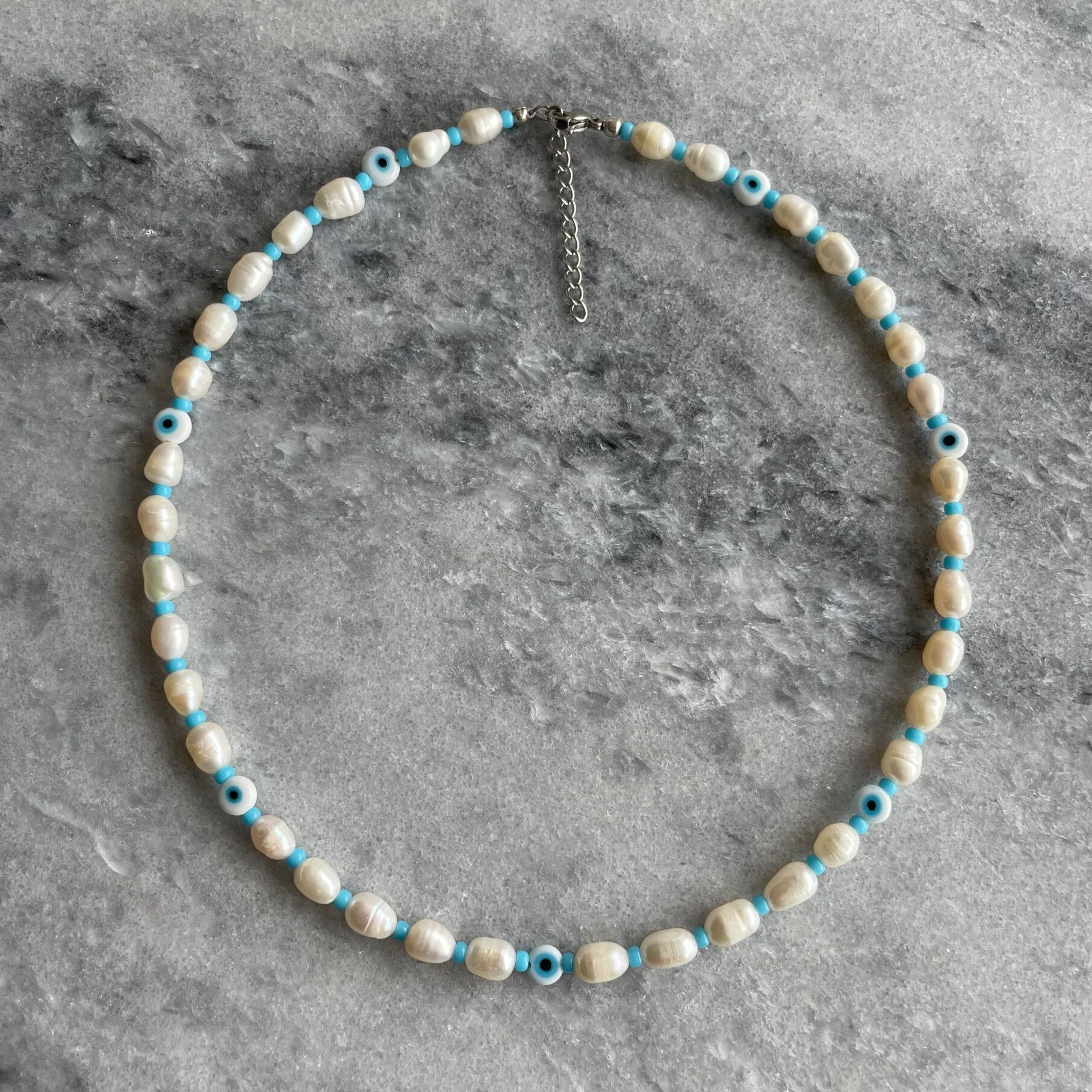 Blue Pearl necklace