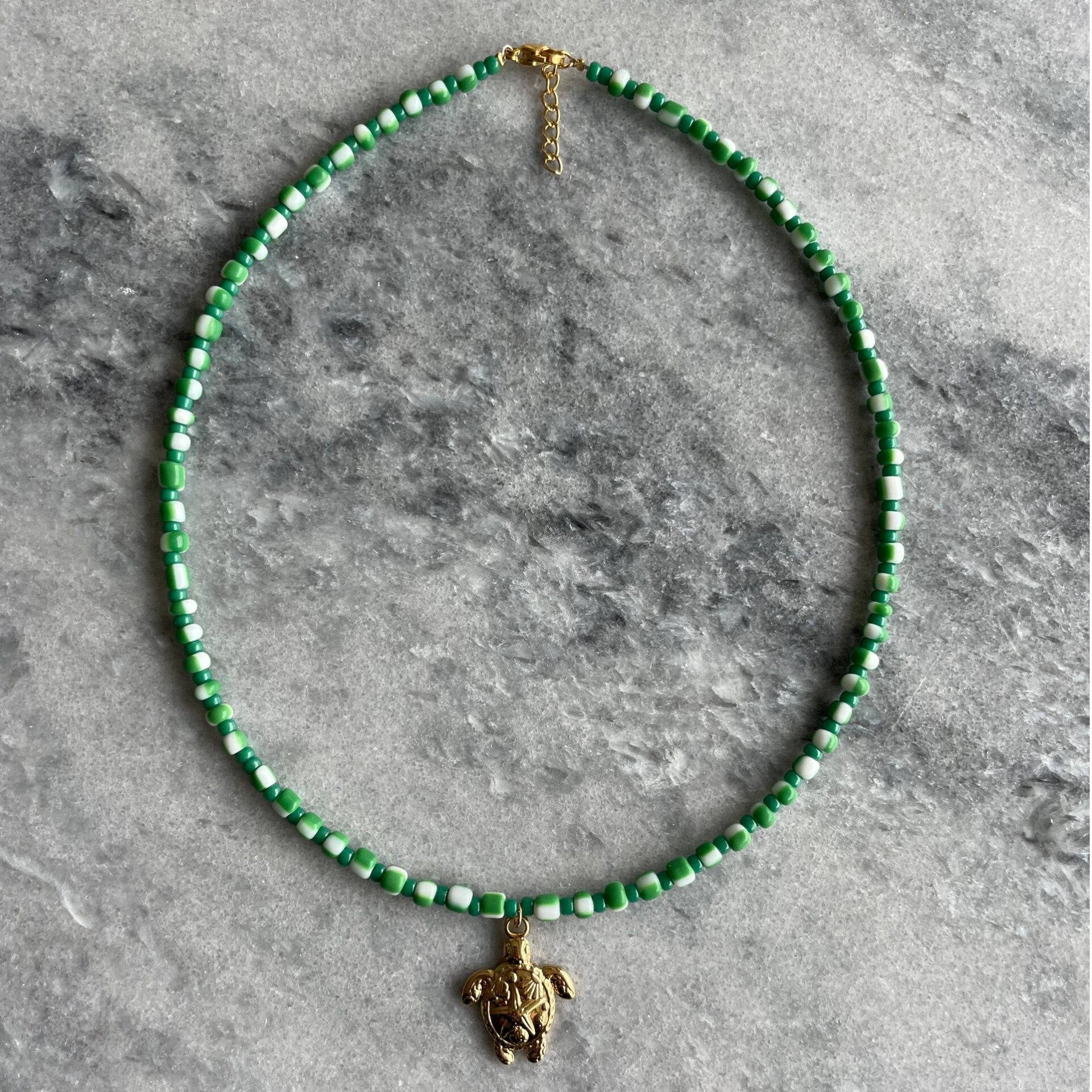 Green Turtle Necklace