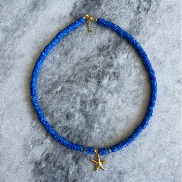 Blue star Necklace