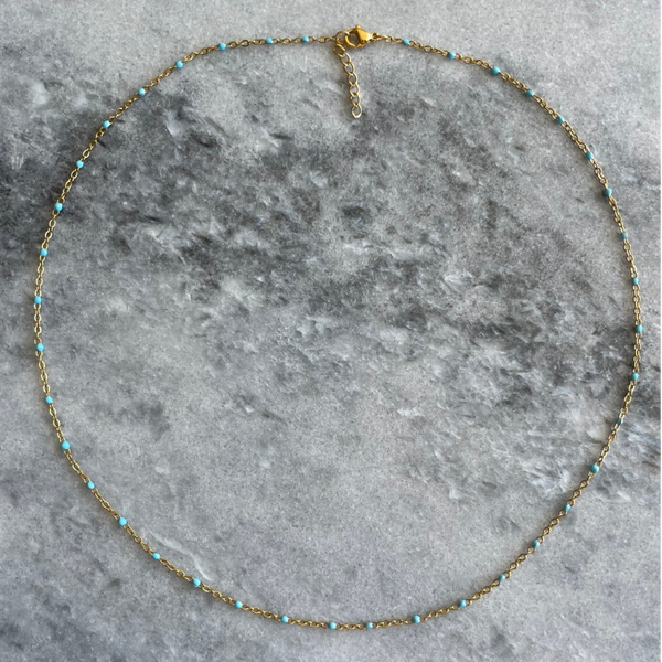 Small blue Necklace