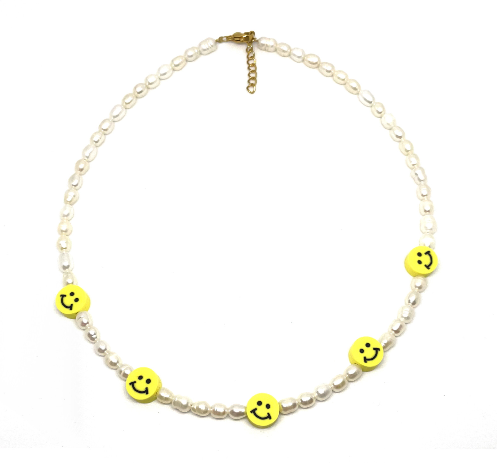 Smiley Pearl Necklace