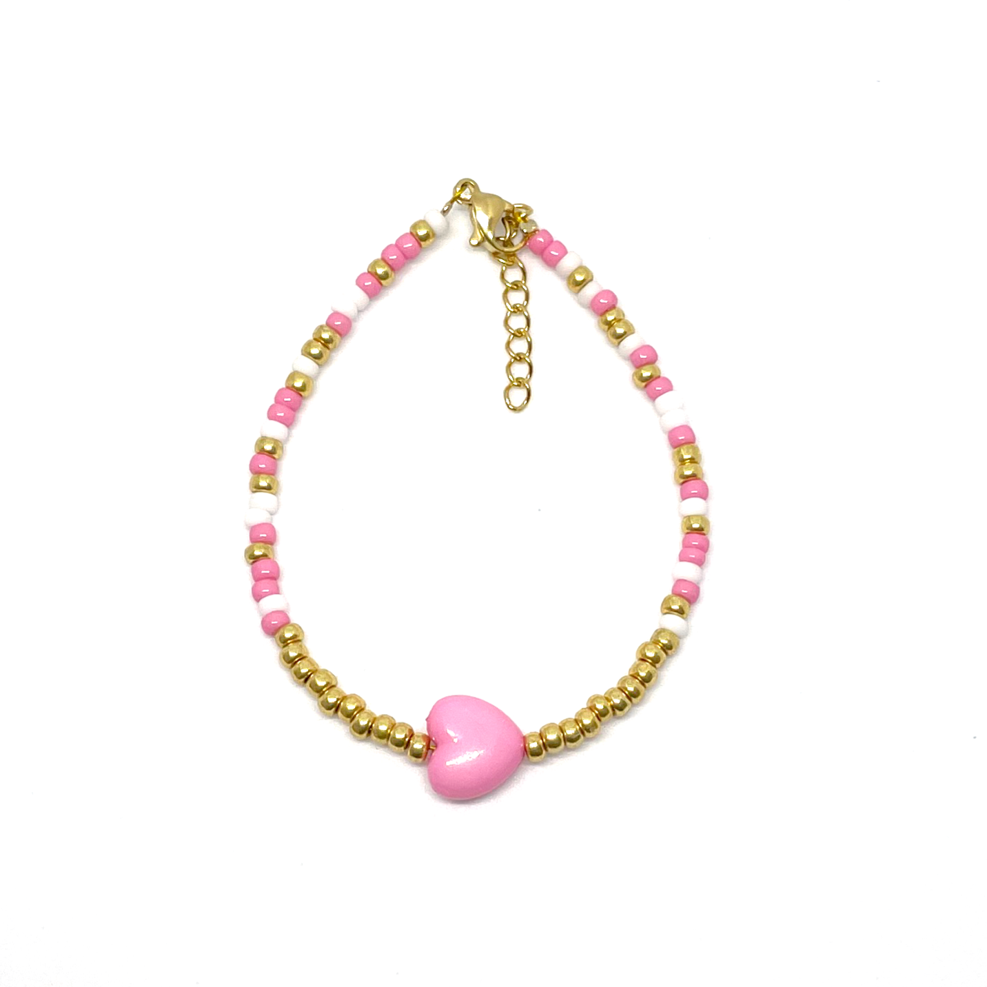 Pink Heart Bracelet