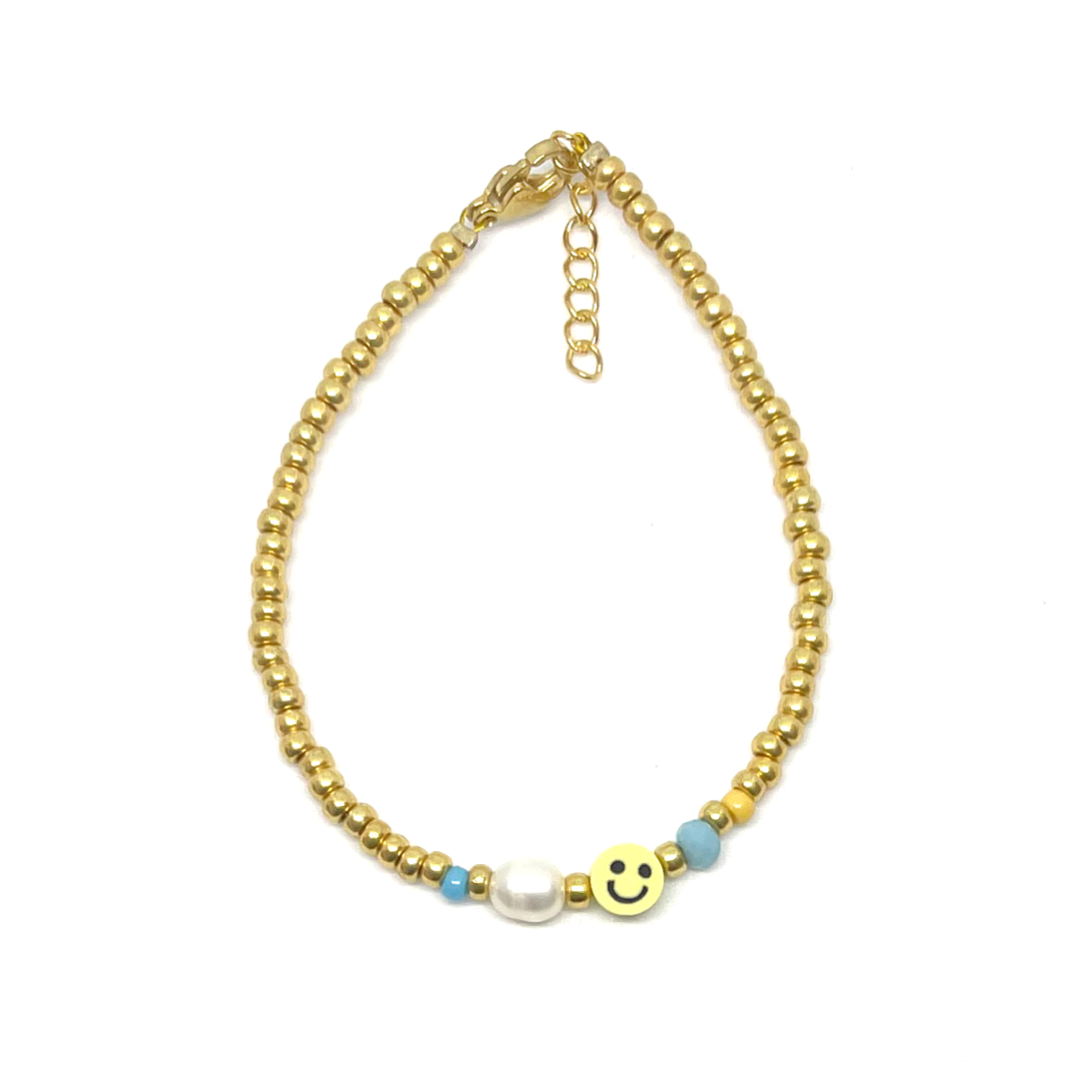 Little smiley Blue Bracele