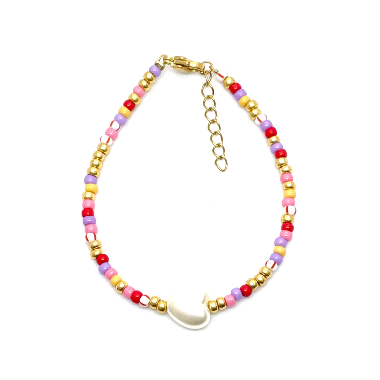 Colorful Heart Bracelet