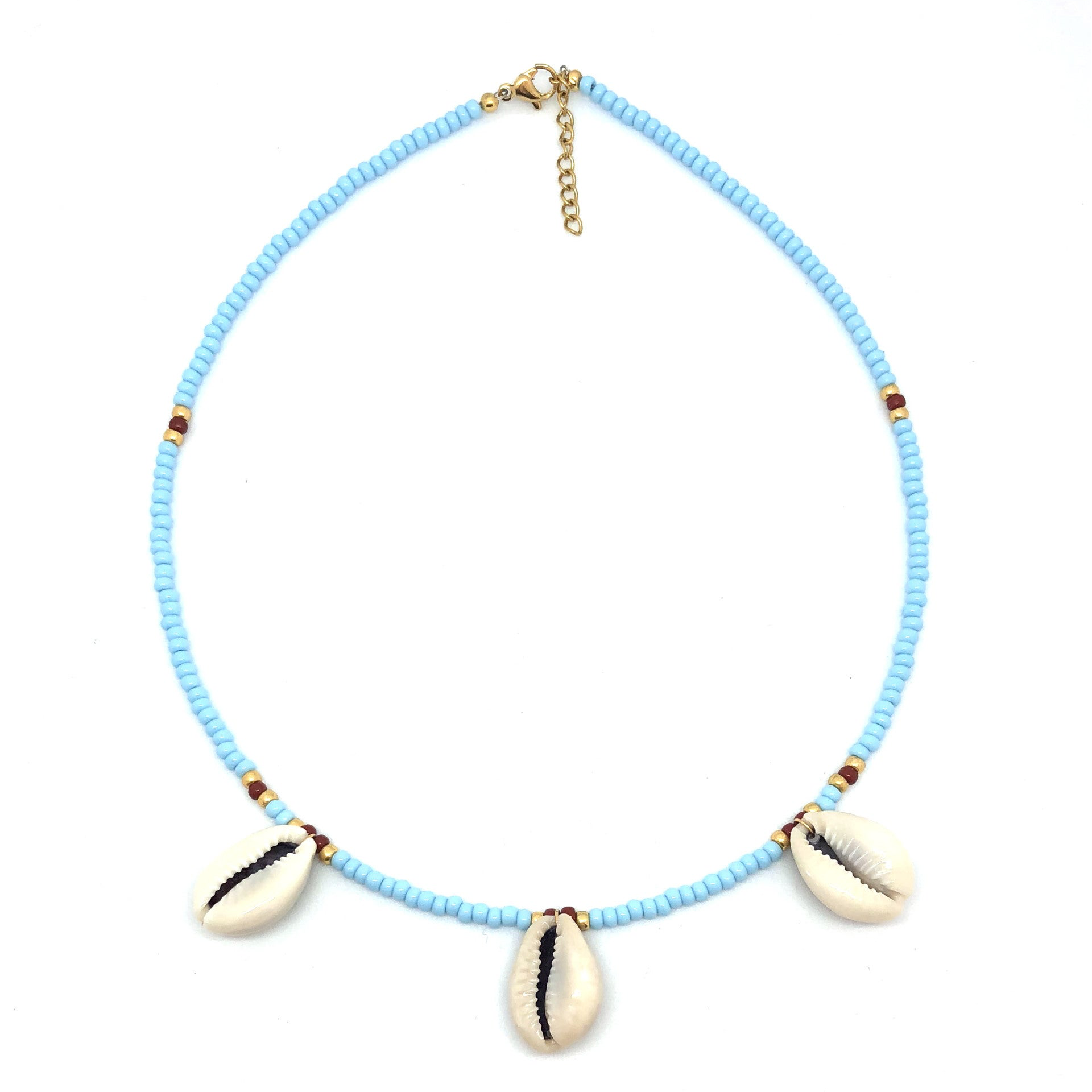 Blue shell Necklace