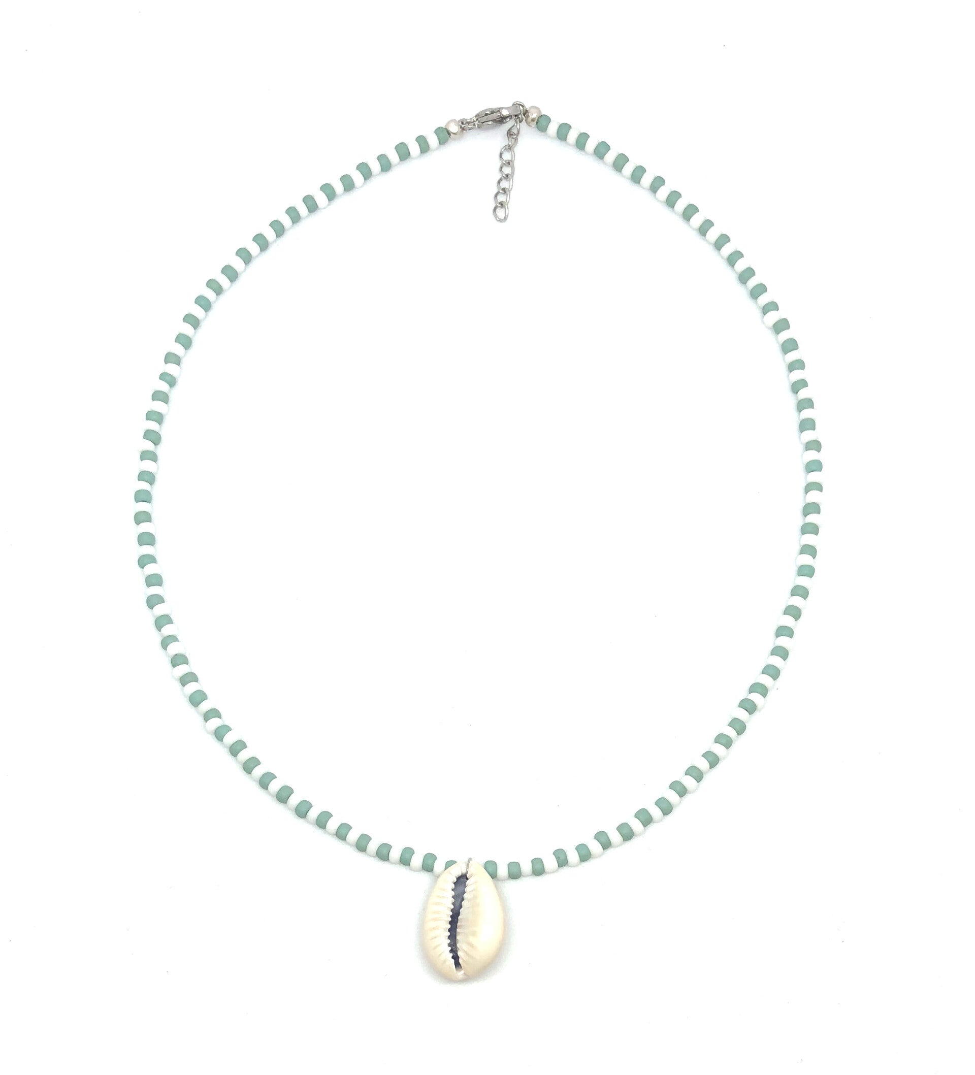 Shell Turquoise/White Necklace