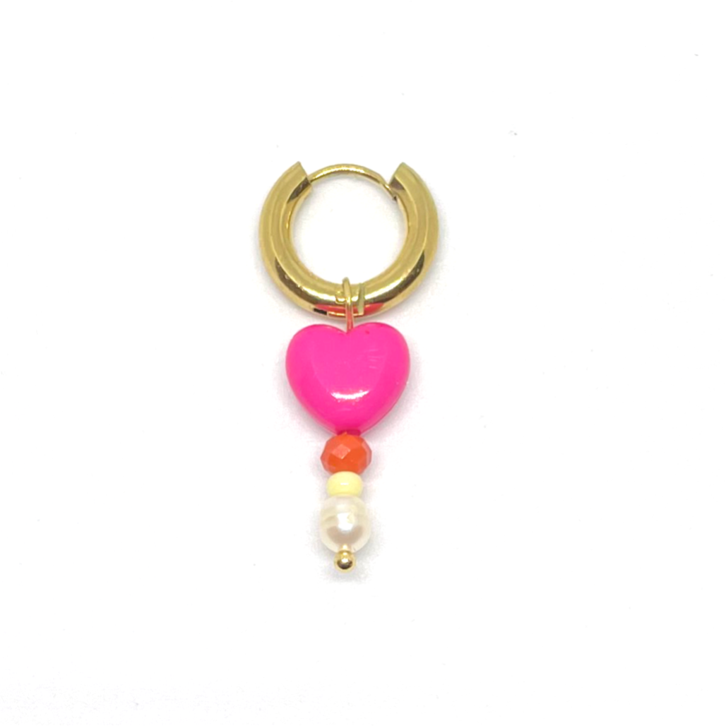 Cute Heart One piece Earring