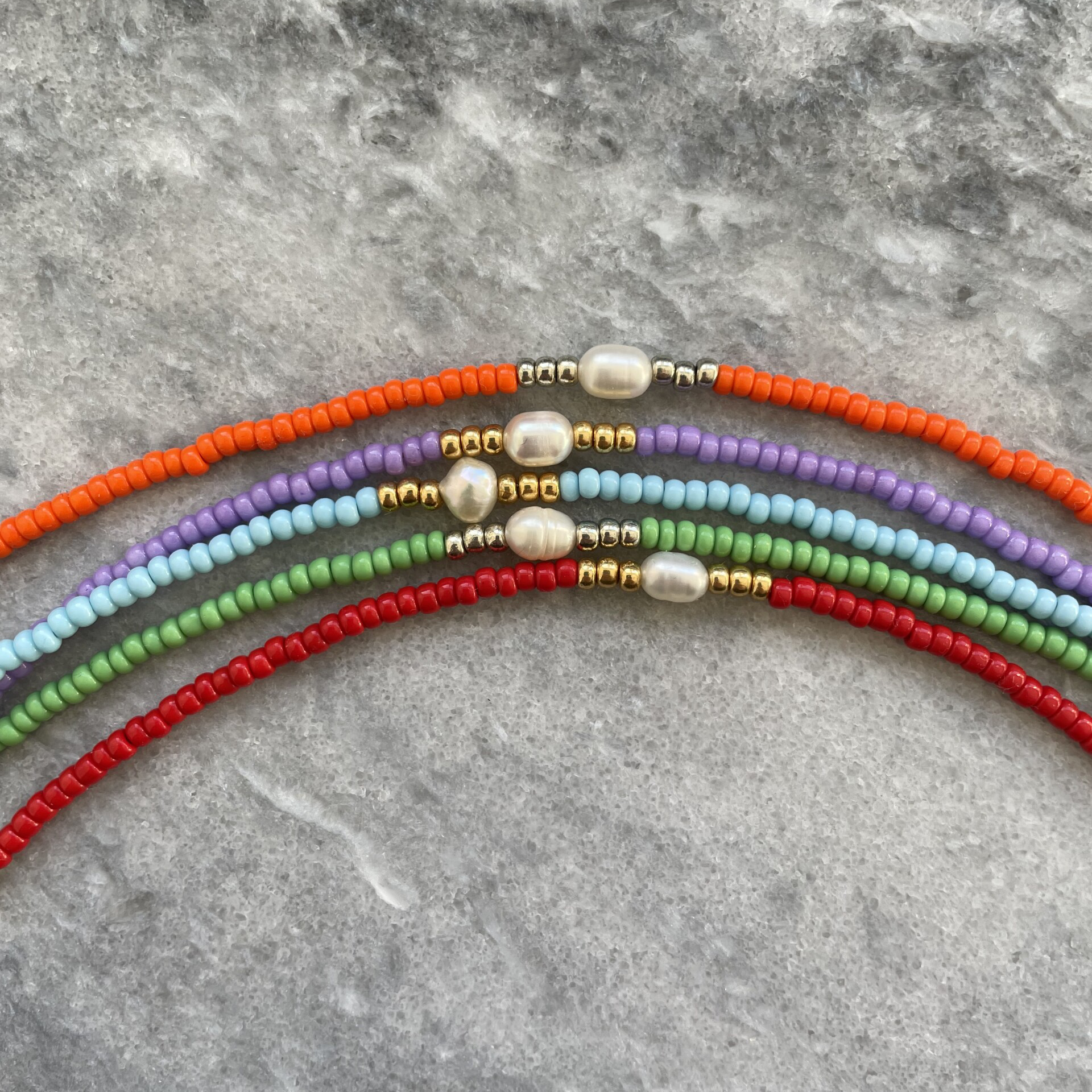 Sweet Pearl Color Bracelet