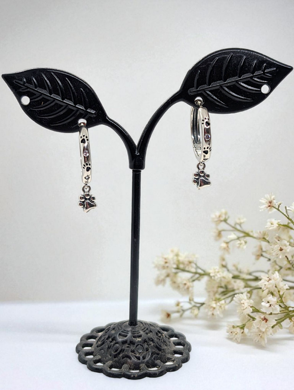 Custom made crystal beads earrings