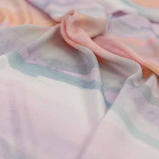 Misty Mountains - Ecovero Viscose Rayon Satin