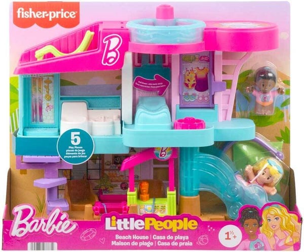 Little People Barbie Strandhuis Speelset