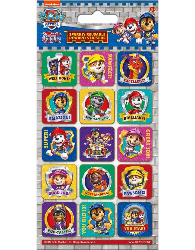 Paw Patrol Knights Beloningsstickers