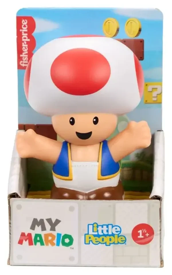 Little People Super Mario Figuur – Toad