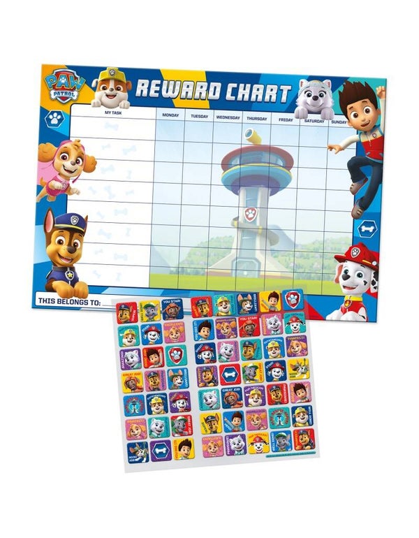 Paw Patrol Beloningskaart (Engels)