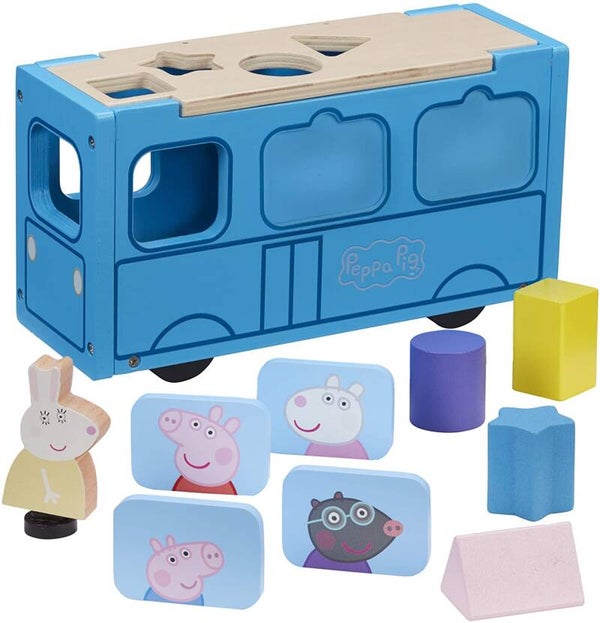 Peppa Pig's Houten Schoolbus