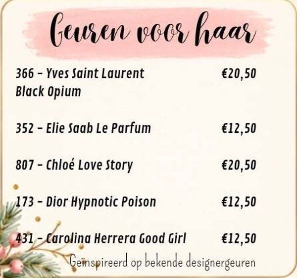 Geuren voor haar